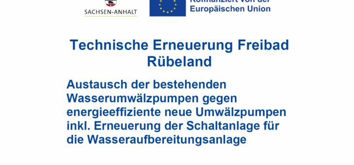 Technische Erneuerung im Freibad Rübeland dank LEADER-Förderung